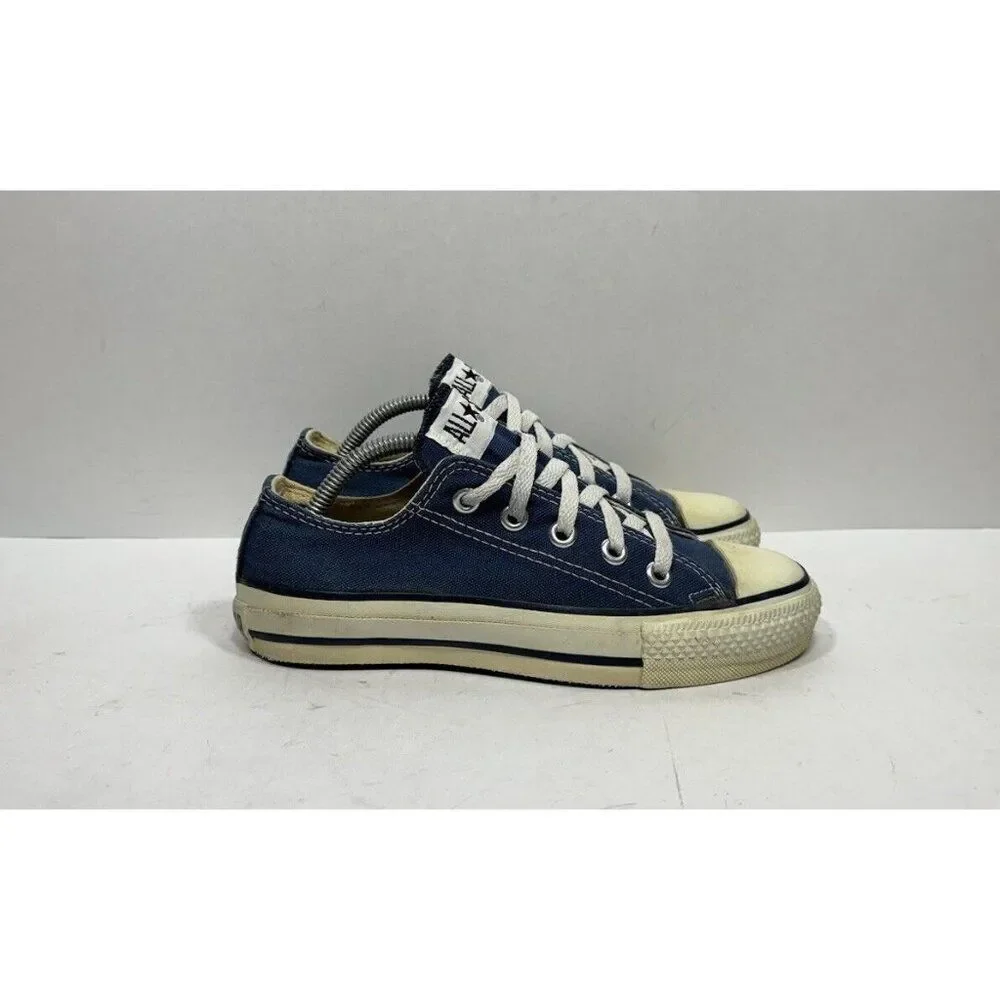 Vintage Converse All Star Chuck Taylor Blue Low Top Made in USA Size Men’s Sz 3